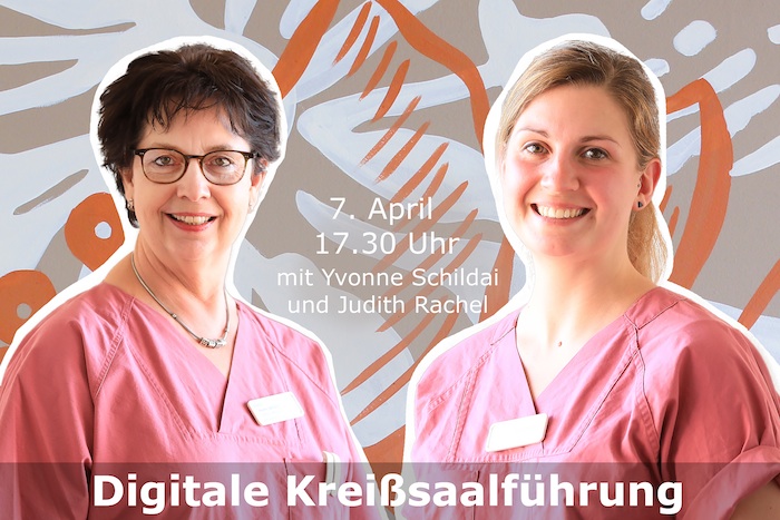 Digitale Kreißsaalführung am 07.04. um 17:30 mit Yvonne Schildai und Judith Rachel. Weitere Termine folgen am 1. u. 3. Dienstag im Monat.. (Foto: Thomas Oberländer / Helios Kliniken