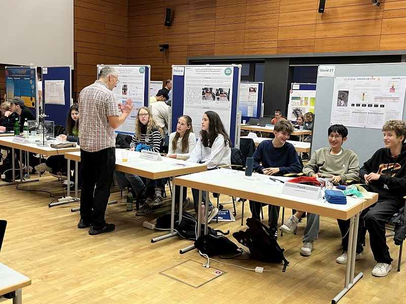 Projektpräsentationen zum Wettbewerbstag. Foto: Campus Berlin-Buch GmbH