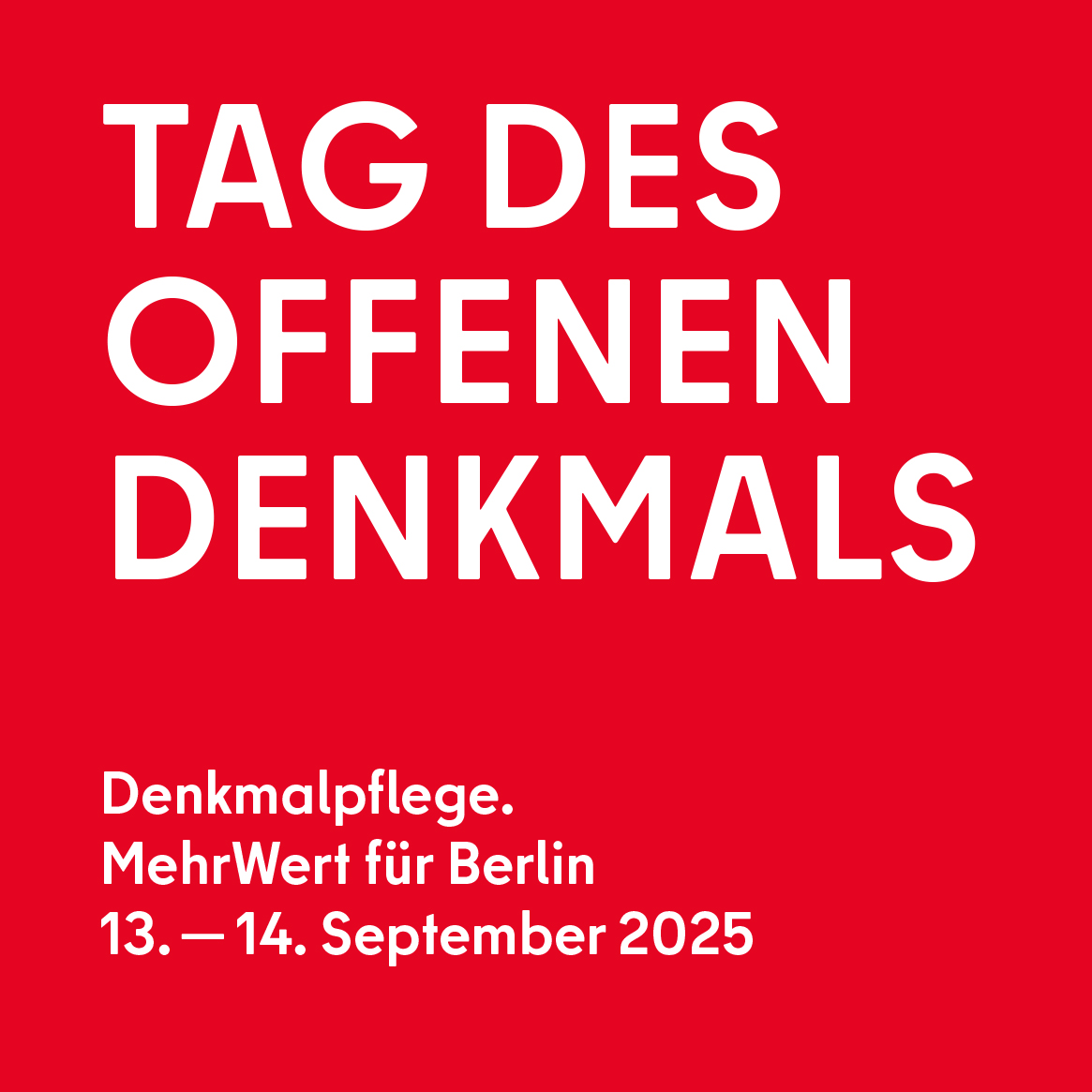 Tag des offenen Denkmals 2025