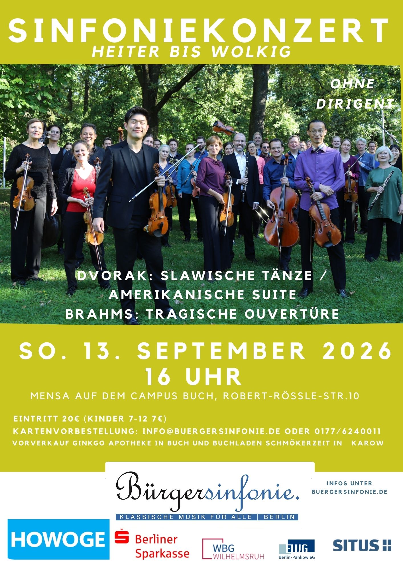 Flyer der Veranstaltung (© Bürgersinfonie)